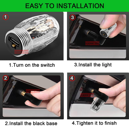 🔥 4PCS LED Wheel Lights – Make Your Car Impossible to Ignore at Night