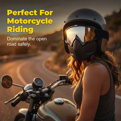 Full-Face Safety Goggles with Wide Vision Protection