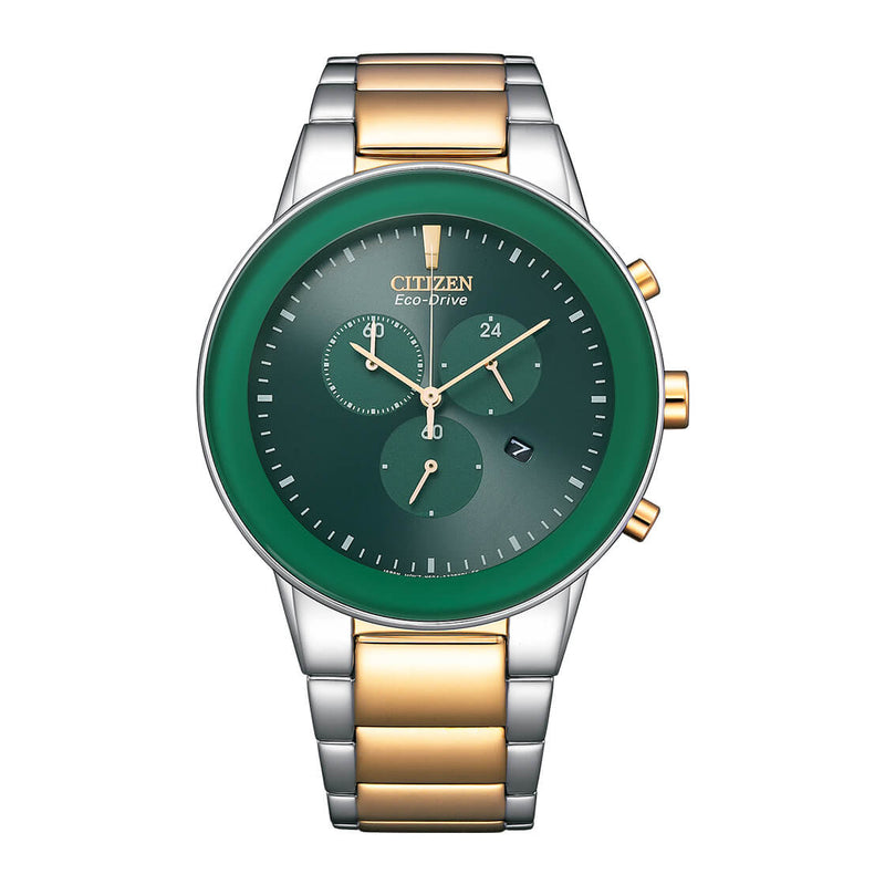 Citizen Men's Eco Drive Stainless Steel Watch AT2244-84X